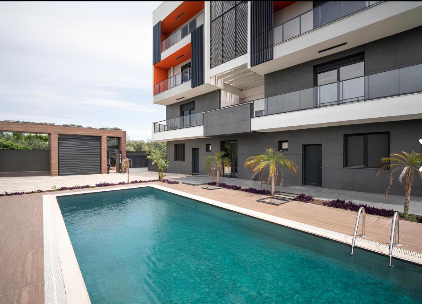 Antalya Havalimanina Yakin Havuzlu 1+1 Lux Daire מראה חיצוני תמונה